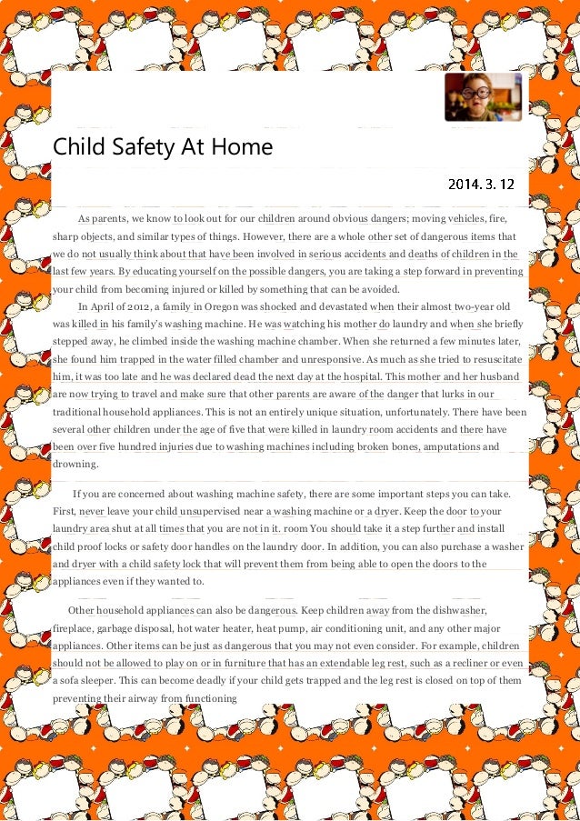 Child safety at home