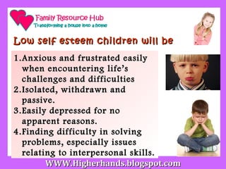 Child self esteem | PPT