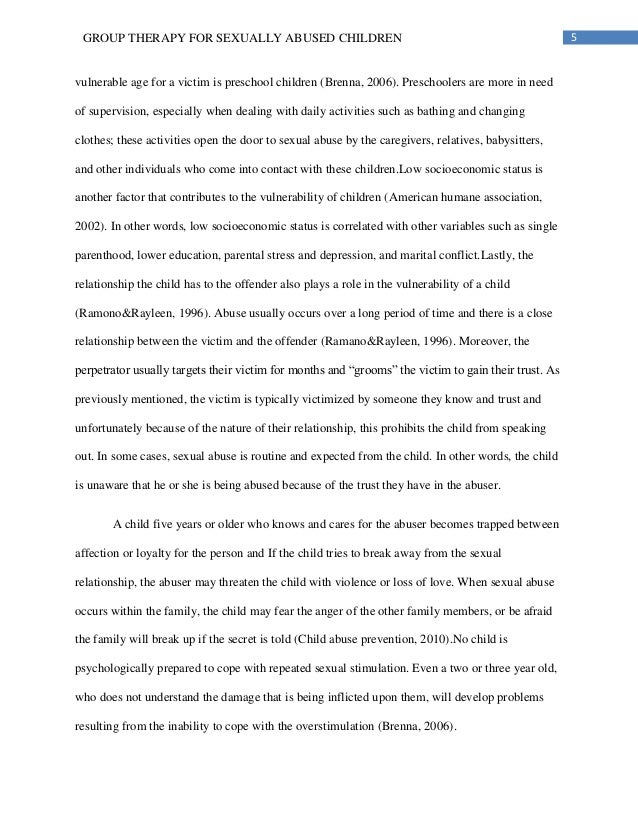 Реферат: Sexual Abuse And Incest Essay Research Paper