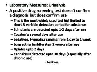 Child substance misuse