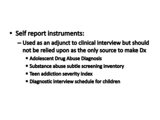 Child substance misuse