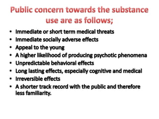 Child substance misuse