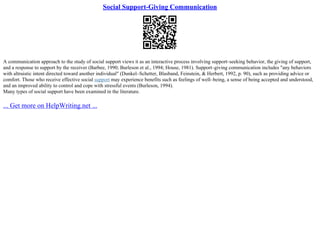 Child Support And Development Of Children And A Standard PPT