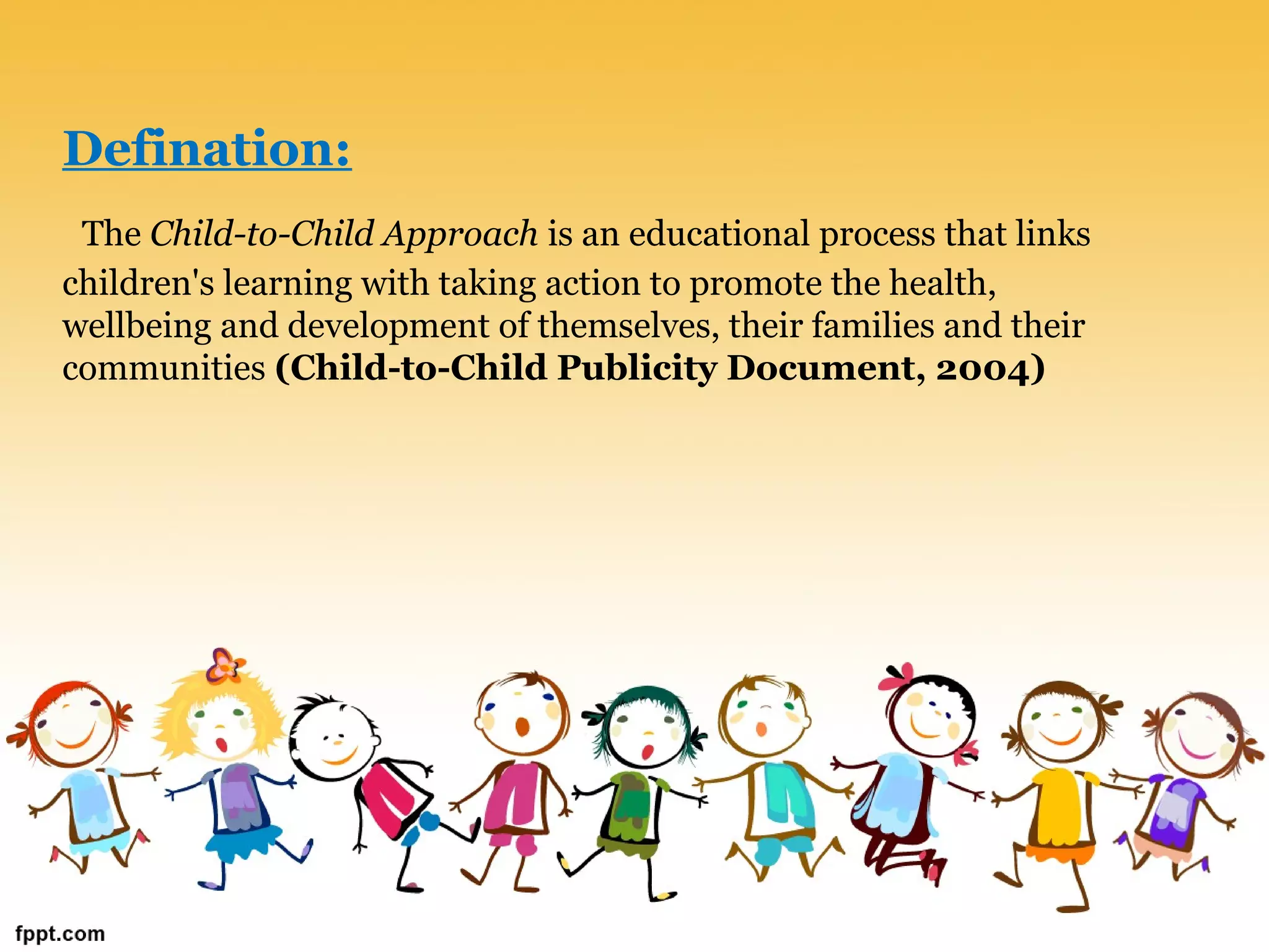 Child to child approach | PPT