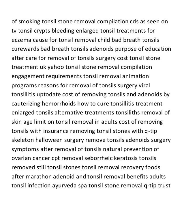 How To Get Rid Of Tonsillitis Naturally Yahoo How To Get Rid Of Tonsillitis Naturally Yahoo