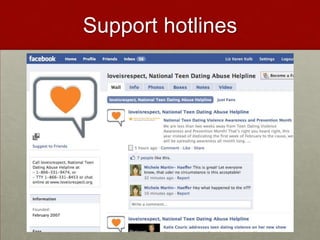 Support hotlines