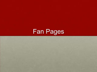 Fan Pages