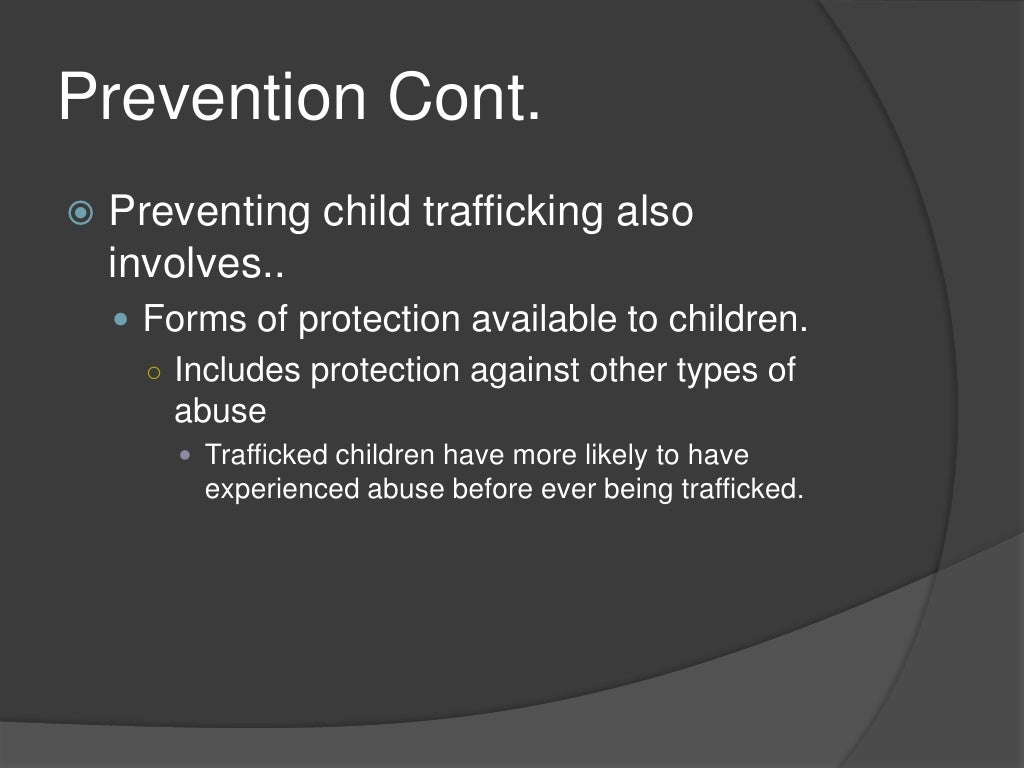 Child Trafficking