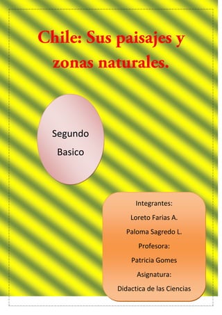 Segundo
Basico
Integrantes:
Loreto Farias A.
Paloma Sagredo L.
Profesora:
Patricia Gomes
Asignatura:
Didactica de las Ciencias
Sociales.
 