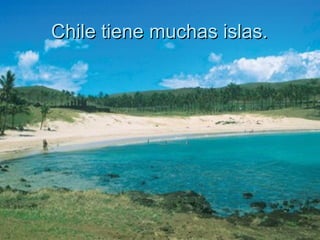 Chile tiene muchas islas.