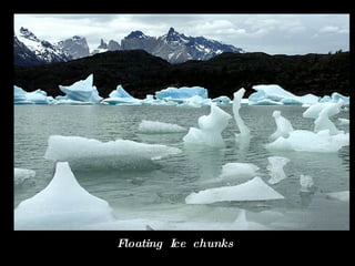 Floating  Ice  chunks  