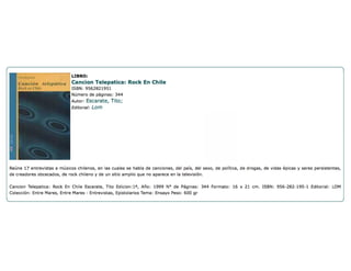 Chile Contemporáneo