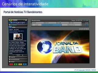 Cenários de Interatividade




                             (*) © Copyright TQTVD / TOTVS
 