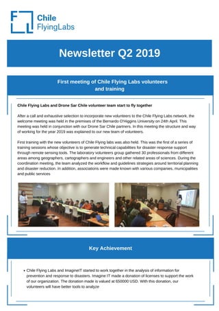 Chile Flying Labs Newsletters 2019