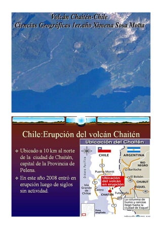 Chile  volcán