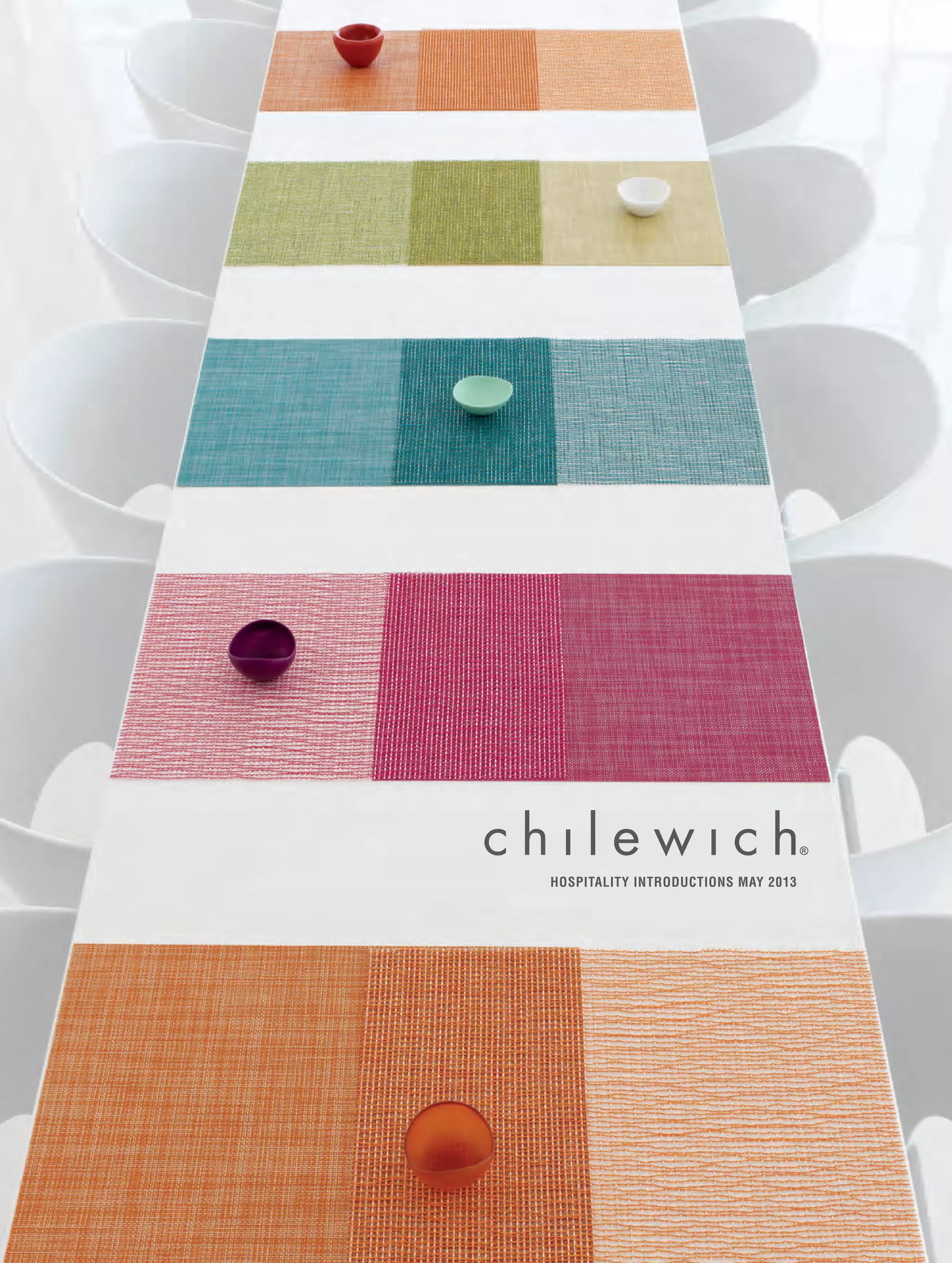 CHILEWICH HOSPITALITY COLLECTION INTRODUCTIONS 2013 PPT