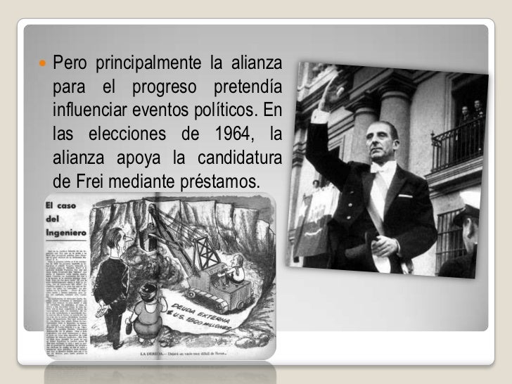 Chile y la alianza para el progreso.