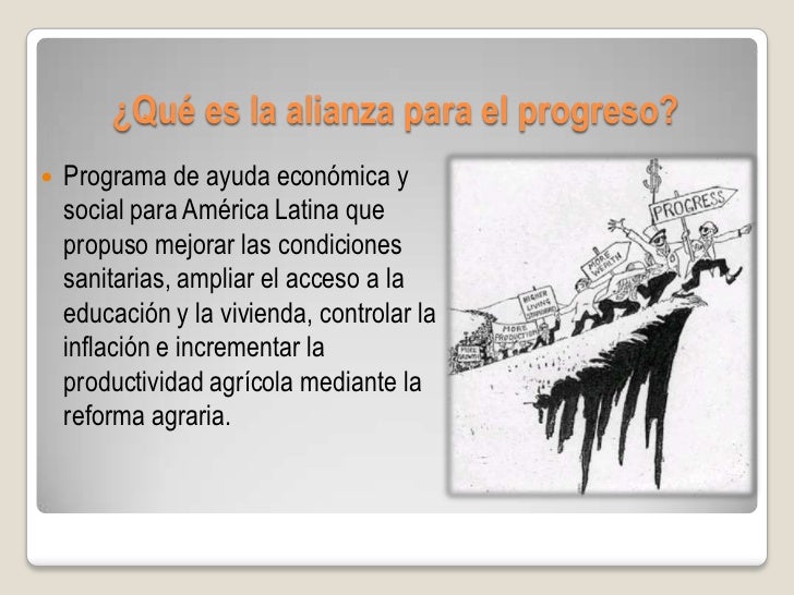 Chile y la alianza para el progreso.