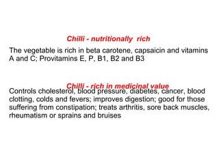 Chilli Muscle Recovery Chilli seed production 31.10.18
