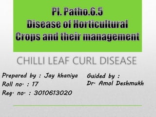 Prepared by : Jay khaniya
Roll no. : 17
Reg. no. : 3010613020
Guided by :
Dr. Amol Deshmukh
 