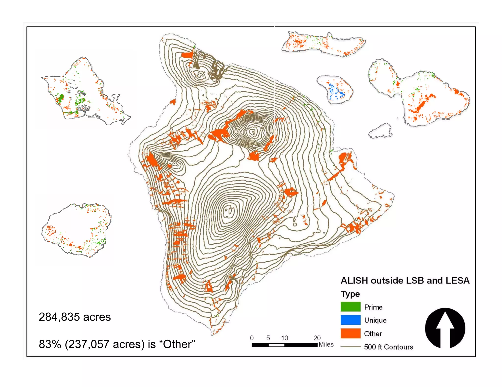 284,835
284 835 acres

83% (237,057 acres) is “Other”
 