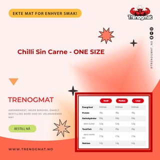 Chilli Sin Carne - ONE SIZE
 