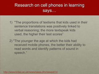 Recording audio with iPadioHear from Kipp:  http://www.blogtalkradio.com/elikeren/2009/10/22/Middle-School-Principal-Kipp-Rogers-has-Teachers-Using-Cell-Phones-and-Tweeting