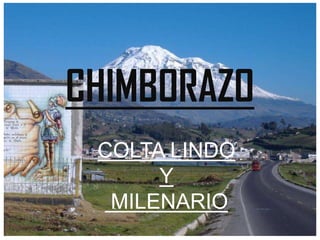 CHIMBORAZO
 COLTA LINDO
      Y
  MILENARIO
 