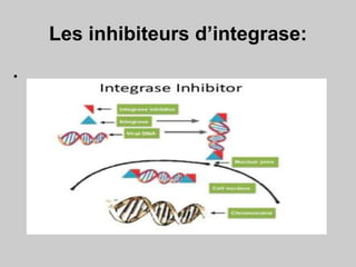 Les inhibiteurs d’integrase:
• .
 