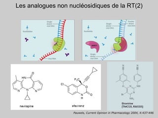 Les analogues non nucléosidiques de la RT(2)
Pauwels, Current Opinion in Pharmacology 2004, 4:437–446
 