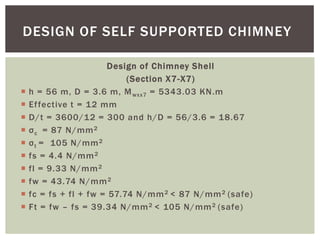 Structural Shell Chimney Chimney design | PDF