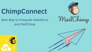 ChimpConnect
Best Way to Integrate Salesforce
and MailChimp
 