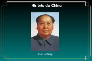 História da China Mao Zedong 