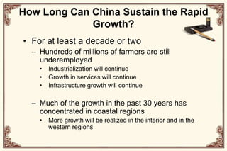 With rapid growth and modernization, Shenzhen grew to a population of 10 million people.