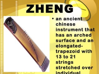 Musical Instruments of China (grade 8 mapeh/music) | PPT