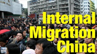 Internal
Migration
   China
 