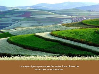 La mejor época para apreciar todos los colores de esta zona es noviembre. 