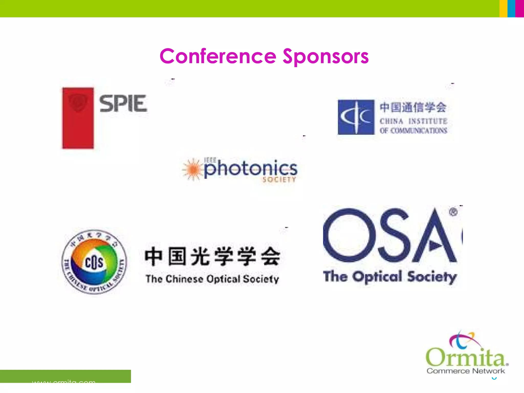 Conference Sponsors 