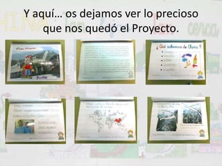 Y aquí… os dejamos ver lo precioso que nos quedó el Proyecto.