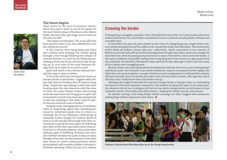 8
Week in China
Winter 2014
The boom begins
Owen points to the 2005 en primeur release,
which was sold in 2006, as one of the sparks for
the most frenetic phase of the boom, after Robert
Parker, the wine critic, gave huge scores to some of
the wine on offer.
“The impact was dramatic. The 2004 Lafite had
been priced at £990 a case, but suddenly the 2005
was selling for £4,000.”
In fact, interest from Hong Kong and China
was credited with keeping the market going
through a brief trough following the collapse of
Lehman Brothers in 2008. By the following year
trading activity was hectic and prices kept on go-
ing up. In 2010 some of the most favoured vin-
tages shot up in value by as much as 40%.
Quite how much it was Chinese demand driv-
ing this surge is open to debate.
“A lot of the action was coming from buyers in
Europe and the United States,”suggests Adam Bil-
bey, sales director for Berry Bros. & Rudd in Hong
Kong.“People were speculating on what they were
hearing about this new obsession with fine wine
in China. Yes, some Chinese traders were buying
stock and more wine was being given as gifts. But
it was harder to know how much was being drunk
or who was drinking it. That didn’t seem to mat-
ter because sentiment was so bullish.”
Doug Rumsam, managing director at Bordeaux
Index in Hong Kong, agrees that calculating de-
mand for investment grade wine in China is a
challenge. But by his reckoning a small group of
mainland traders bought €10 million worth of
stock in 2008 and did well enough from their in-
vestments to spend the same again the following
year. Most of the other speculators from China ar-
rived later in the cycle, however, when prices were
showing signs of wobbling. Rumsam also won-
ders whether demand was quite as deep as many
thought at the time. His own estimate is that there
were about 30 traders taking positions before
prices peaked, with a similar number of private in-
dividuals spending a little less (up to €5 million
The Little
Red Book
Crossing the border
Is Hong Kong a smugglers’paradise? That’s the belief of some of the city’’s local media, which has
written extensively on cross-border contraband in items as diverse as milk powder, iPhones and
crocodile meat.
In November last year the press picked up the story of a Hong Kong man caught with 15 lux-
ury watches wrapped around his ankles as he crossed the border into Shenzhen. The brands were
worth Rmb2.38 million (about $381,000, collectively, which amounted to tax evasion of
Rmb710,000) and with 48% tax levied on foreign wine brought into China, some try to dodge the
duty there too, often by paying local pensioners to carry a few bottles a time across the border. A
two-year crackdown on parallel trading from Hong Kong led to the arrests of 1,485 people from
the mainland, the Southern Metropolis Daily reported in July, although it didn’t say how many
of the culprits were smuggling wine.
Because of the costs and complications of sending wine directly into China, most of Hong Kong’s
merchants prefer not to handle cross-border shipments. Imports crossing the border legally into
China face one more headache: a couple of bottles in each consignment is confiscated by customs
officials. Formally, this is for health-and-safety tests, the merchants explain, although they admit
that they don’t really know where the bottles end up.
Although this might be bearable for imports of larger blocks of cheaper wine, it is infuriating
for owners of the most expensive shipments. The samples are generally taken in the same quan-
tity whatever the lot size, so shippers of tiny but top-notch consignments can still expect to lose
expensive stock to the health-and-safety testers – making the whole exercise uneconomic.
No wonder, perhaps, that Hong Kong’s border crossings are often clogged with pensioners
pulling large trolleys of groceries into China… n
Chinese visitors from Shenzhen line up at the Hong Kong border
PhotoSource:Reuters
James Owen
Kerry Wines
 