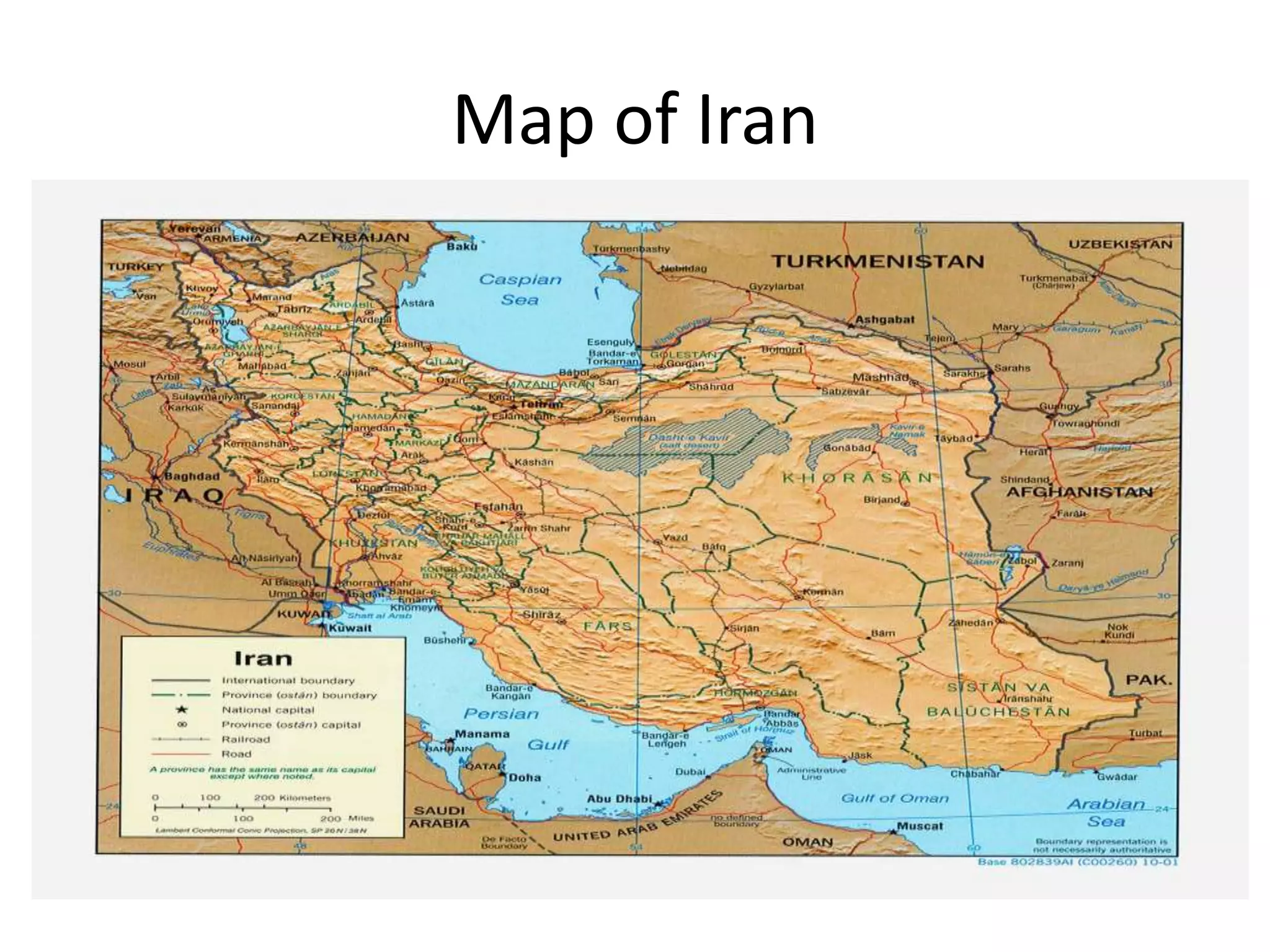 Map of Iran