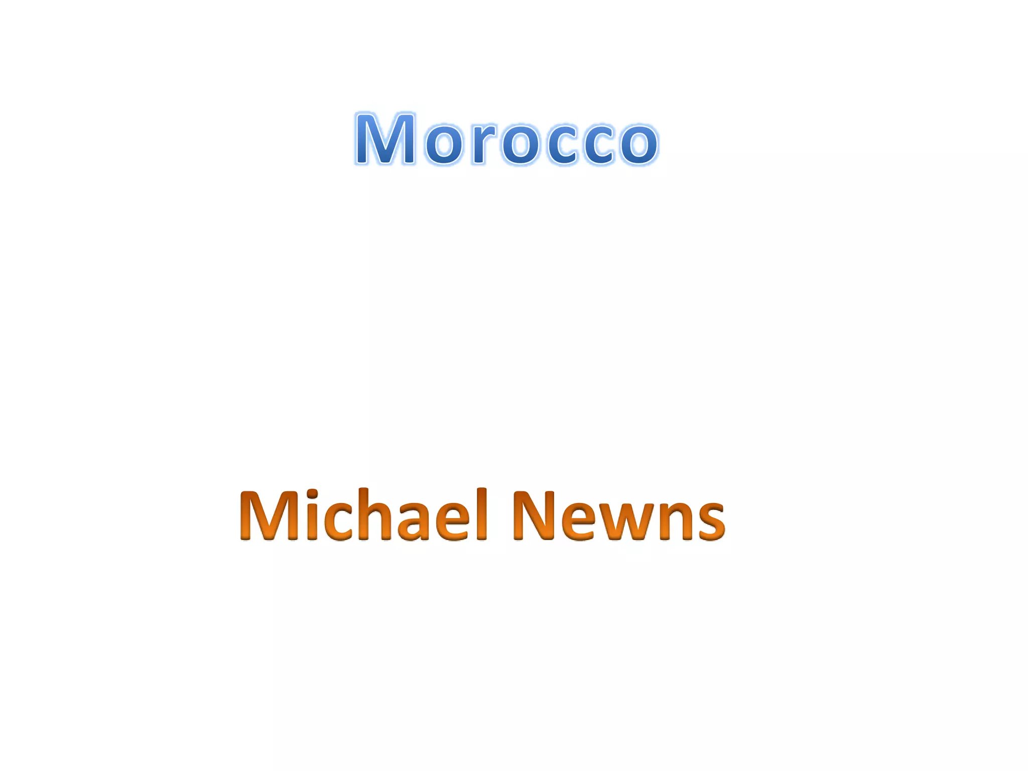 MoroccoMichael Newns