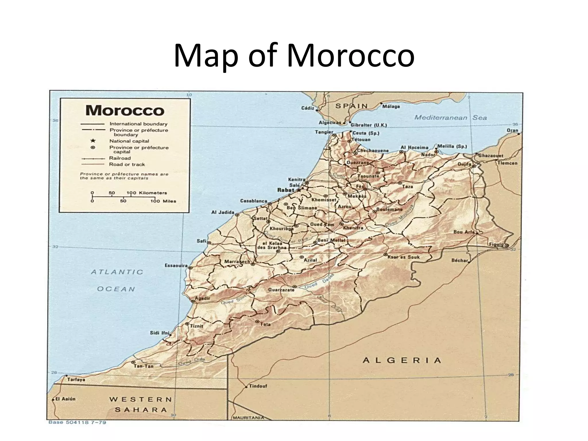 Map of Morocco