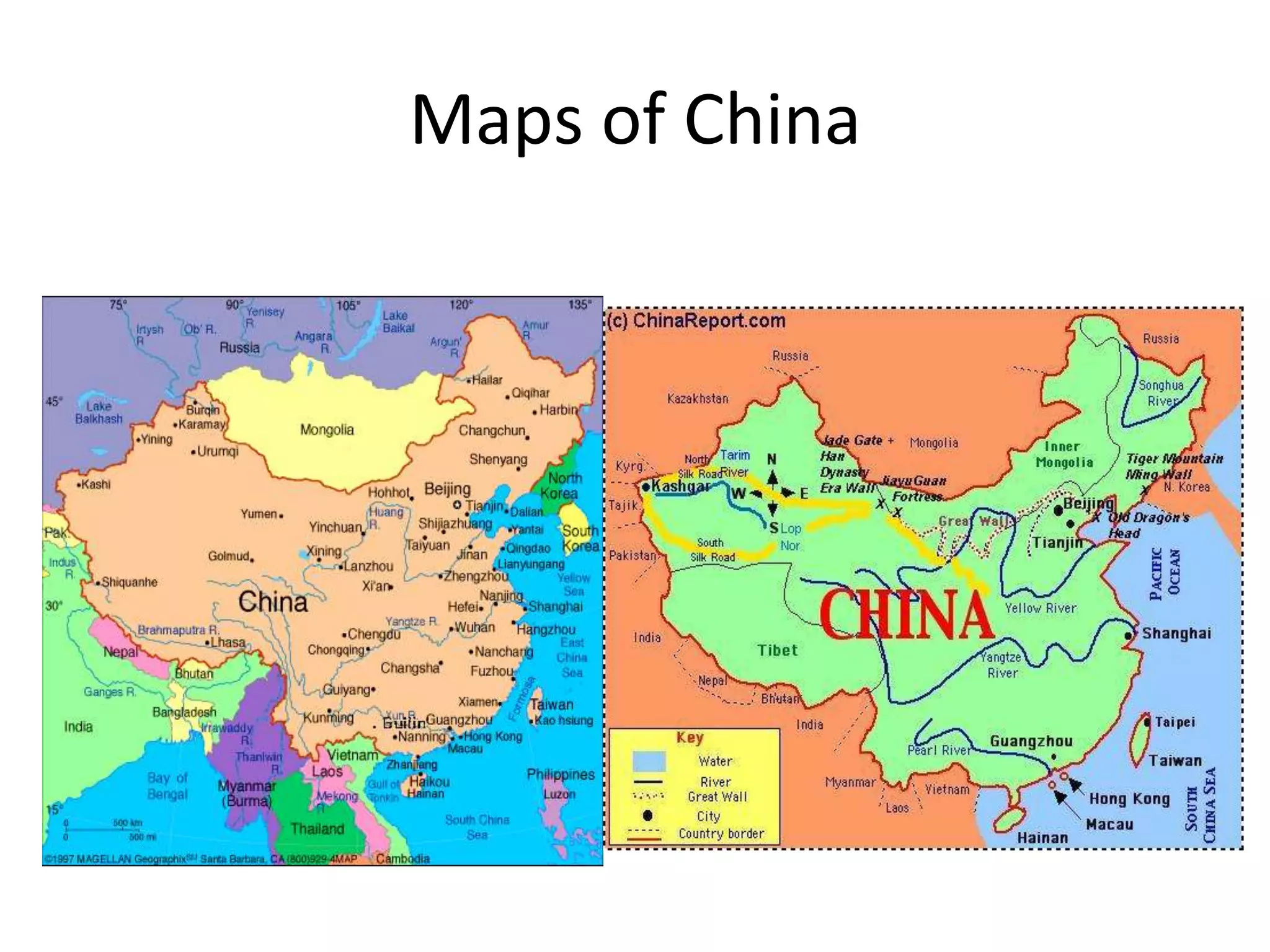 Maps of China