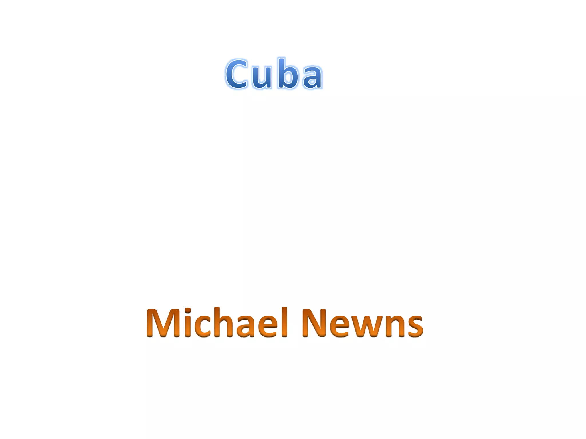 CubaMichael Newns