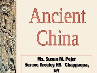 Ms. Susan M. Pojer
Horace Greeley HS Chappaqua,
              NY
 