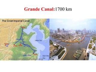 Grande Canal:1700 km
 