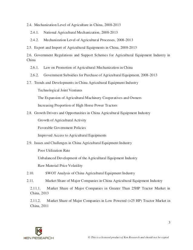 Future Outlook and Prospects China Farm Equipment Industry Market Report