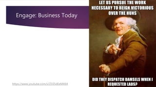 Engage: Business Today
https://www.youtube.com/v/ZSS5dEeMX64
 
