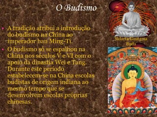 A dinastia HanNo final da dinastia Qin, Liu Bang, de origem humilde e Xiang Yu, general aristocrático, acabaram lutando pelo domínio de Qin.Depois de alguns anos Liu Bang venceu a Xiang e criou a forte dinastia Han, no ano 206 a.C.China oficialmente transformou-se em um estado confucionista e progrediu em questões internas: a agricultura, artesanato e o comércio floresceram, e a população chegou à 55 milhão
